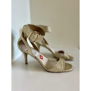 ALFINI Gold Casedy Heals Women’s Size 8.5